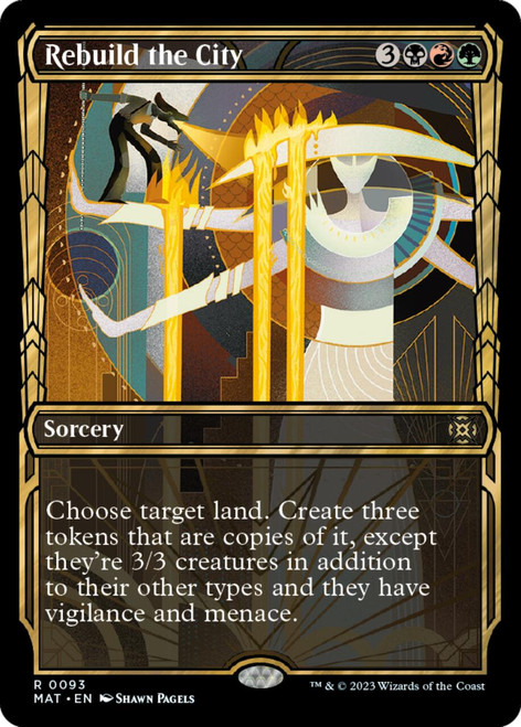 Rebuild the City (Showcase Frame foil)