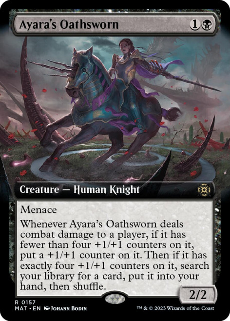 Ayara's Oathsworn (Extended Art foil)