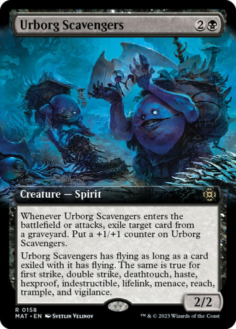 Urborg Scavengers (Extended Art foil) | March of the Machine: The Aftermath