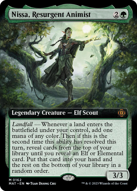 Nissa, Resurgent Animist (Extended Art foil)
