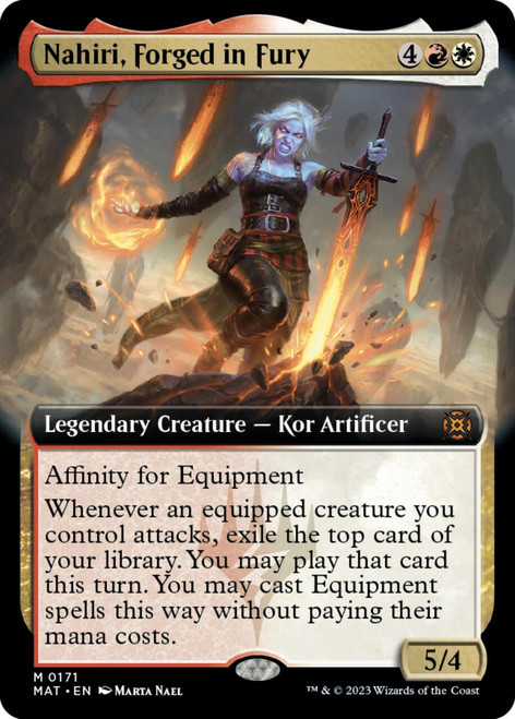 Nahiri, Forged in Fury (Extended Art foil)
