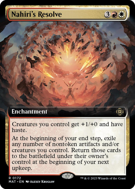 Nahiri's Resolve (Extended Art foil)