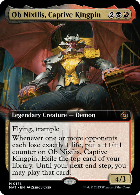 Ob Nixilis, Captive Kingpin (Extended Art foil) | March of the Machine: The Aftermath