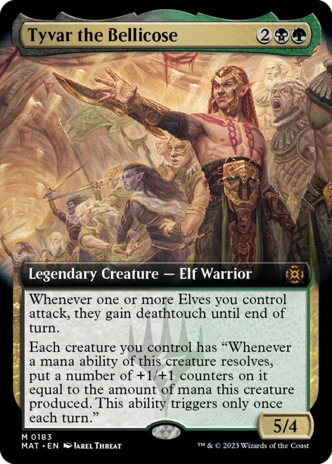 Tyvar the Bellicose (Extended Art foil)