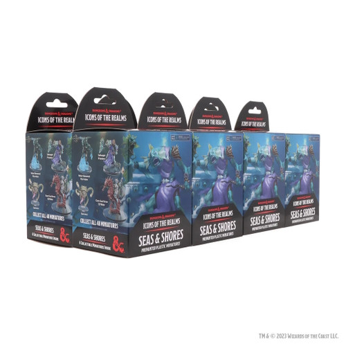 Dungeons & Dragons Icons of the Realms: Seas & Shores Booster Brick (8 Boosters)
