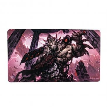 MTG March of the Machine Playmat A featuring Brimaz, Blight of Oreskos