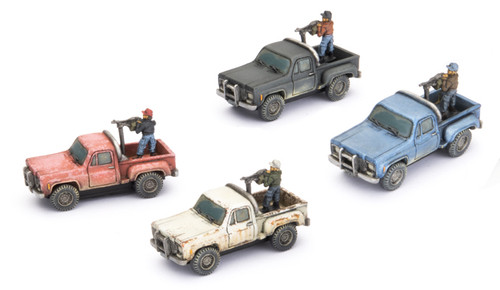 World War III: Team Yankee - Pickup Trucks (x4)