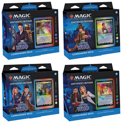Doctor Who Commander Deck - Set of 4 | Universes Beyond: Doctor Who
