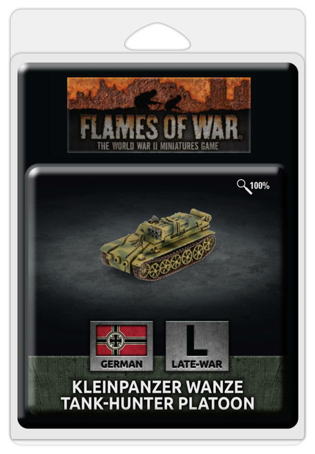 Flames of War - Kleinpanzer Wanze Tank-Hunter Platoon (x3)