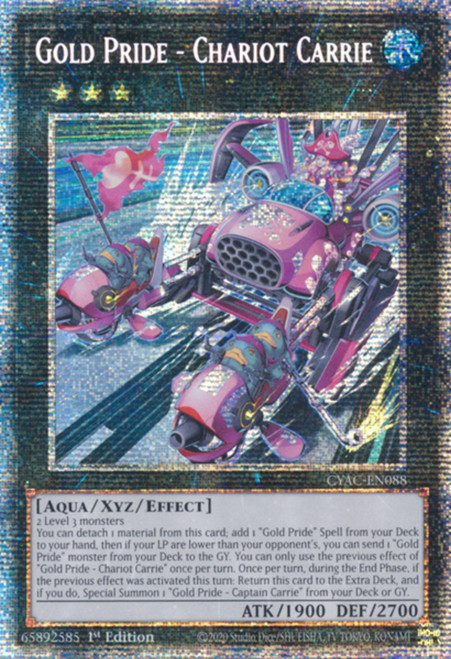 CYAC-EN088 Gold Pride - Chariot Carrie (Starlight Rare)