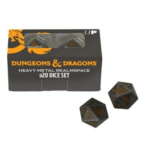 Dungeons & Dragons Heavy Metal Realmspace D20 Dice Set