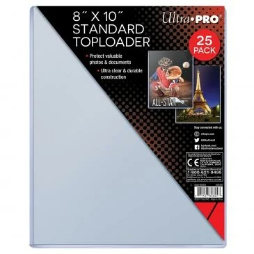 Ultra Pro 8" x 10" Toploader (25)