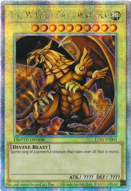 LC01-EN003 The Winged Dragon of Ra (Quarter Century Secret Rare)