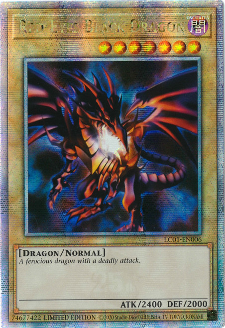 LC01-EN006 Red-Eyes B. Dragon (Quarter Century Secret Rare)