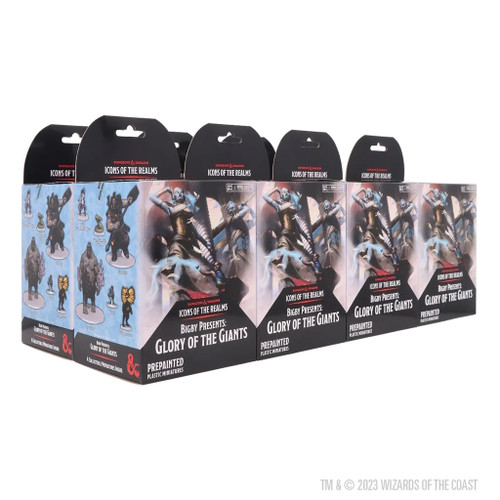 Dungeons & Dragons Icons of the Realms: Bigby Presents - Glory of the Giants Booster Brick (8 Boosters)