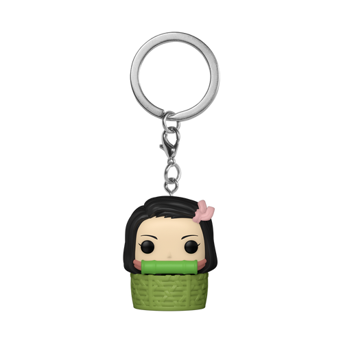 Pocket POP! Keychain: Demon Slayer- Nezuko Kamado in Basket
