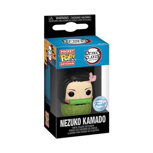 Pocket POP! Keychain: Demon Slayer- Nezuko Kamado in Basket