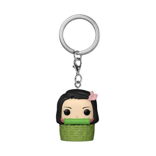 Pocket POP! Keychain: Demon Slayer- Nezuko Kamado in Basket