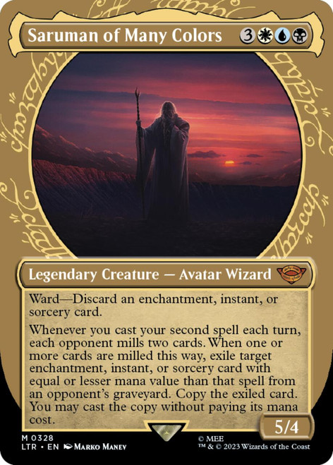 Saruman of Many Colors (Showcase Frame)