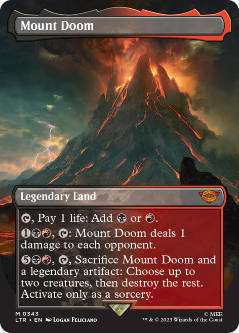 Mount Doom (Borderless Art)