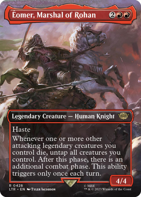Eomer, Marshal of Rohan (Borderless Art)