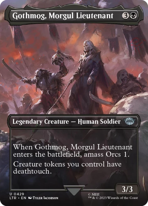 Gothmog, Morgul Lieutenant (Borderless Art)