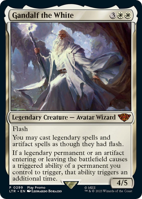 Gandalf the White (Borderless Art foil) | The Lord of the Rings