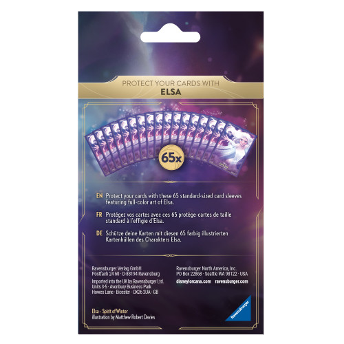 Disney Lorcana: The First Chapter Card Sleeves - Elsa (x65)