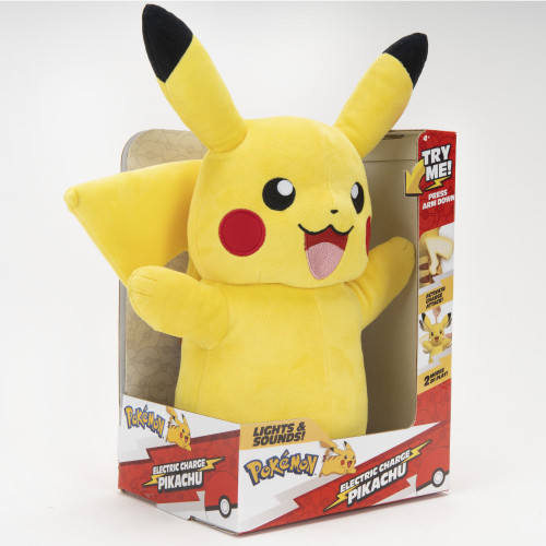 Pokemon 11-Inch Electric Charge Pikachu Plush