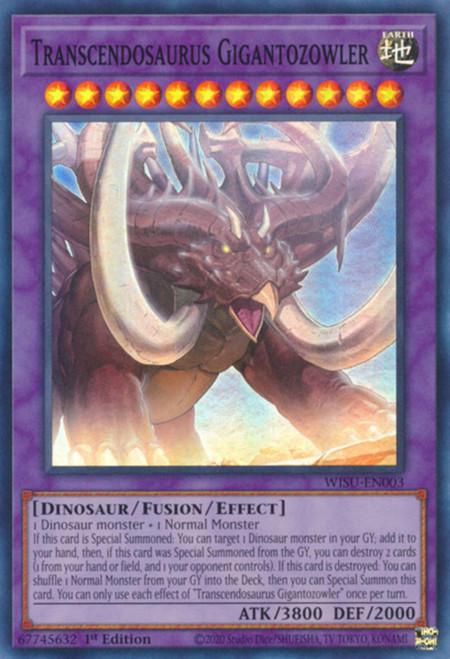 WISU-EN003 Transcendosaurus Gigantozowler