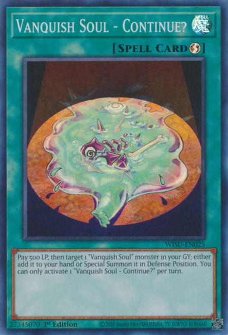 WISU-EN025 Vanquish Soul - Continue?