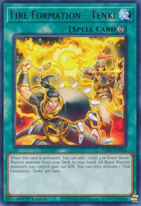 WISU-EN028 Fire Formation - Tenki (Rare)