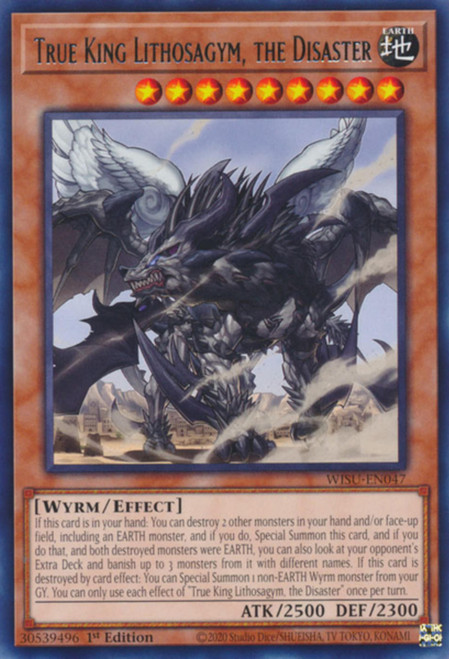 WISU-EN047 True King Lithosagym, the Disaster