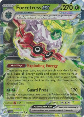 SV Paldea Evolved 005/193 Forretress ex (Half Art)