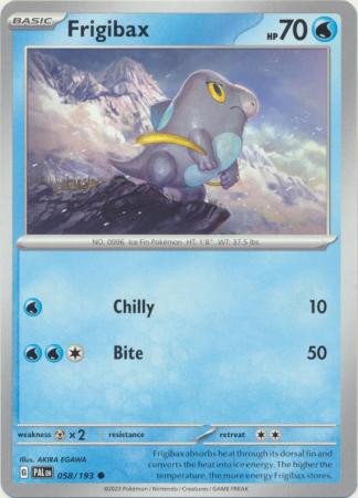 Frigibax – 208/193 – Illustration Rare – Español – HunterCard TCG
