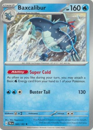 SV Paldea Evolved 060/193 Baxcalibur (Non-Holo)