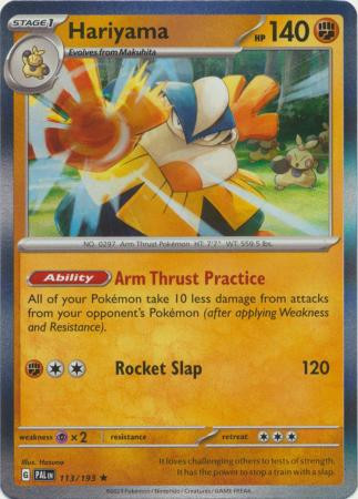 SV Paldea Evolved 113/193 Hariyama (Holo)