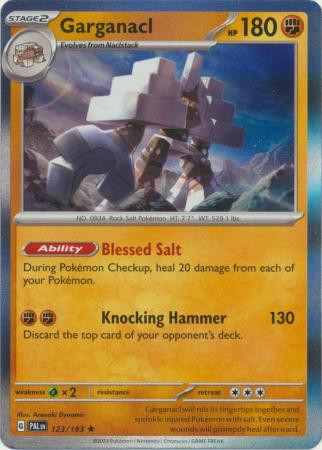 SV Paldea Evolved 123/193 Garganacl (Holo)