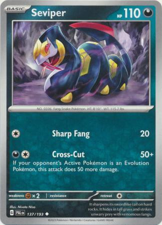 SV Paldea Evolved 137/193 Seviper
