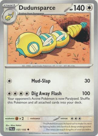 SV Paldea Evolved 157/193 Dudunsparce