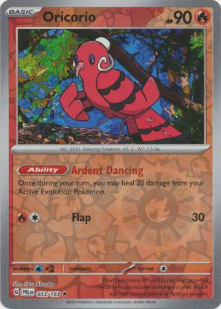 SV Paldea Evolved 033/193 Oricorio (Reverse Holo)