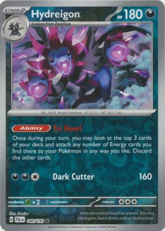 SV Paldea Evolved 140/193 Hydreigon (Reverse Holo)