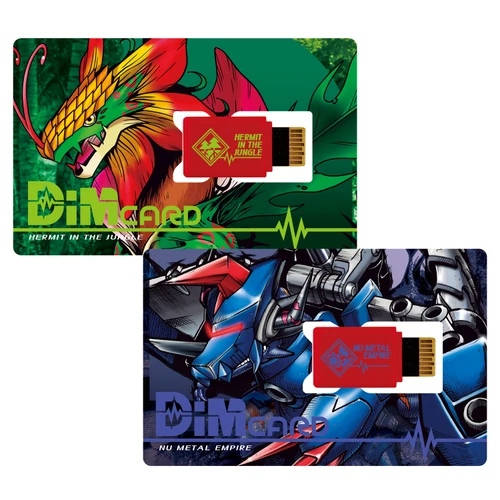 DiM Card Set Vol.3 - Hermit in the Jungle & Nu Metal Empire for Digimon Vital Bracelet