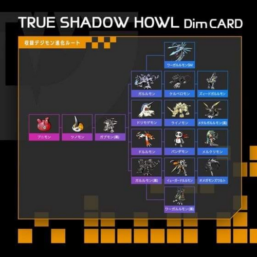 DiM Card Set Vol.0.5 - Mad Black Roar & True Shadow Howl for Digimon Vital Bracelet