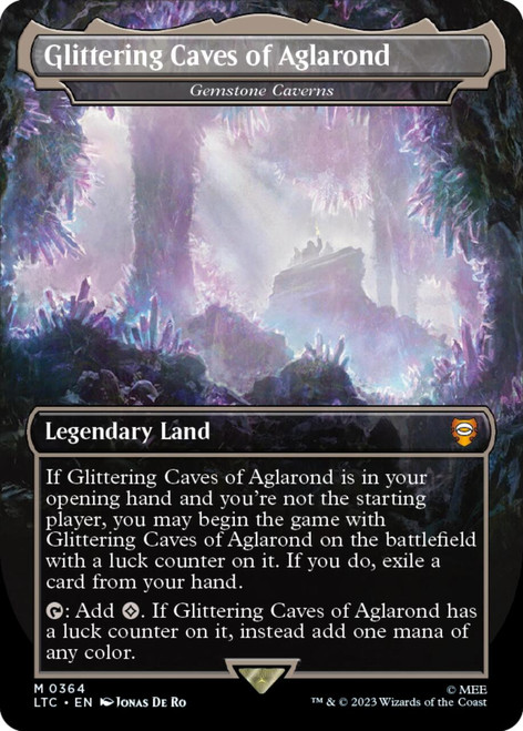 Gemstone Caverns [Glittering Caves of Aglarond] (Borderless Art)