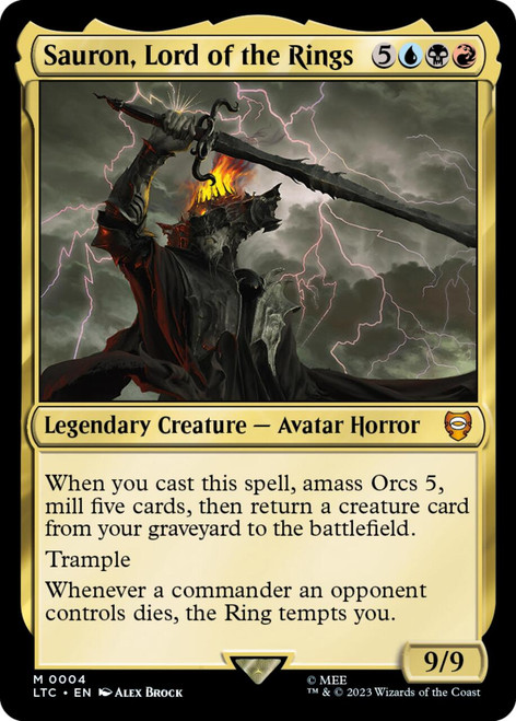 Sauron, Lord of the Rings (foil)