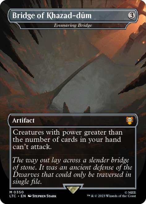 Ensnaring Bridge [Bridge of Khazad-dum] (Borderless Art foil)