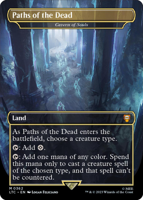 Cavern of Souls [Paths of the Dead] (Borderless Art foil)