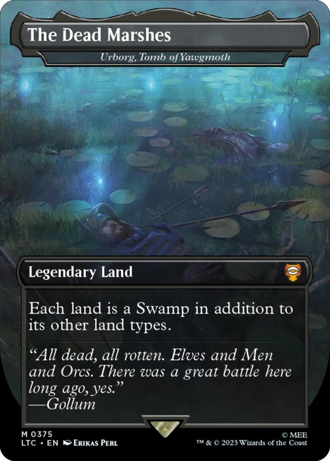 Urborg, Tomb of Yawgmoth [The Dead Marshes] (Borderless Art foil)