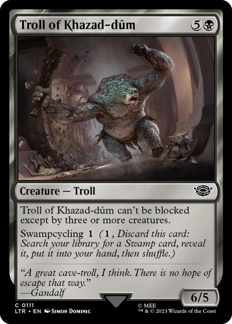 Troll of Khazad-dum (foil)